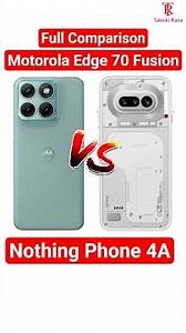 Motorola Edge 70 Fusion vs Nothing Phone 4A : Full Comparison ✅