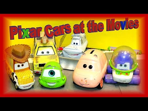 Pixar Disney Cars 🚗 with Woody Hamm and Buzz Lightyear (Toy Story🧸)