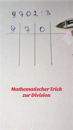 Mathematischer Trick zur Division