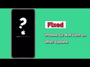 iPhone 12 Not Turn on after Update iOS 18/17? Here are the Fixes!
