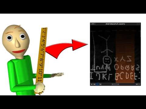 I Scanned Baldi's Basics Files... (Binary Waterfall)