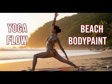 The Most Beautiful Yoga Flow? 🎨 Bodypaint Art on the Venice Beach