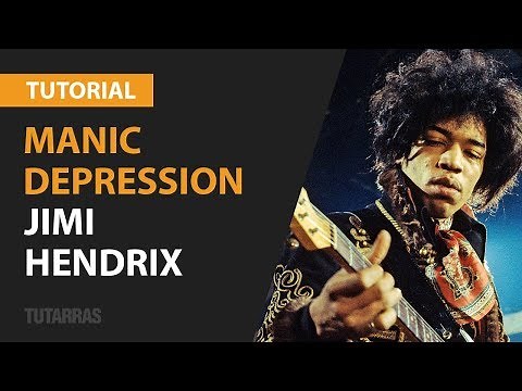 Como tocar Manic Depression de Jimi Hendrix en guitarra CLASE TUTORIAL COMPLETA