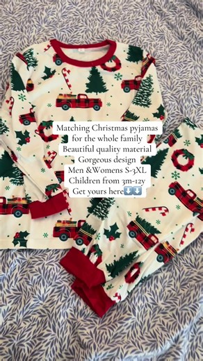 Family matching Christmas pyjamas #matchingpyjamas #familychristmaspyjamas #christmasjammies #matchingpjs #christmastraditions