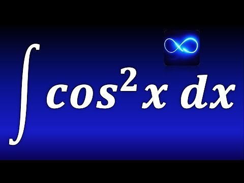 135. Integral de coseno al cuadrado de x (con identidad trigonométrica)