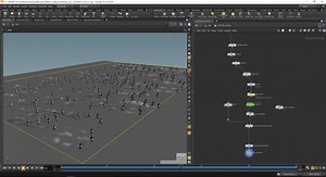 How to make large scale dust simulation?