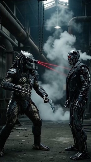 Predator vs Terminator #4k #avp #predator #hd #terminator