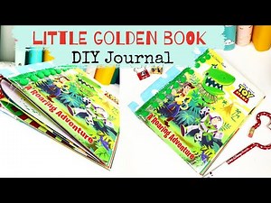DIY JUNK JOURNAL TUTORIAL | How To Make A Journal From A Little Golden Book