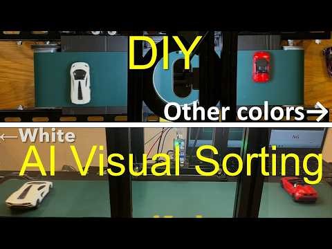 How to make a DIY AI Visual Sorting System with an Arduino Belt Conveyor
