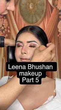 Leenabhushan makeup tutorial part 5 #leenabhushanmakeuptutorial #makeupdetailing #stepbystep