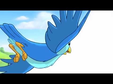 Process of Animation - Blue Bird - from roughs to final color