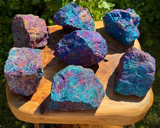 JUMBO Chalcopyrite Raw Stones, 1 - 3 Lb Range - You Choose Size (premium Quality 'A' Grade Rough Chalcopyrite Crystals, Peacock Ore) - Etsy