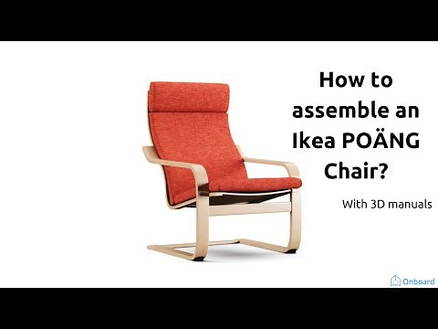 How to assemble an Ikea POÄNG Chair?