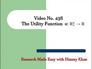 438: The #Utility #Function