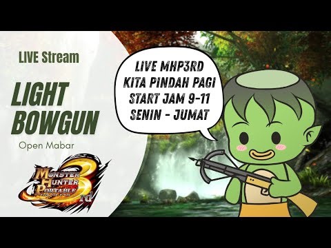 LIVE Monster Hunter P3rd 60FPS: Pengumuman, MHP3rd kita pindah tiap pagi ya