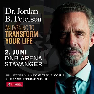 Stavanger, are you ready? Dr. Jordan B. Peterson is bringing his 2025 tour to DNB Arena on June 2 for an evening of deep discussion and thought-provoking insights. 🎟 Tickets go on sale Friday, Feb 14! | A Comic Soul