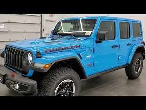 2021 JEEP WRANGLER RUBICON CHIEF BLUE LIMITED RUN 4 DOOR UNLIMITED WALK AROUND REVIEW 21J47 SOLD!