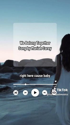 Mariah Carey - We Belong Together Lyrics Video