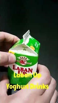 Laban Up yoghurt Drinks | Easy way to open Tetra Pack | Laban OFW