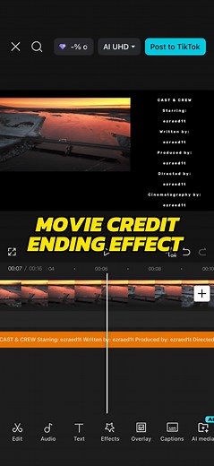 How to Make Movie End Credits in CapCut (Easy Tutorial)