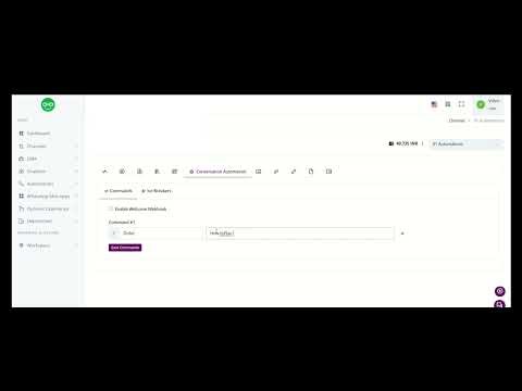 How to Create Commands & Quick Menus on WhatsApp