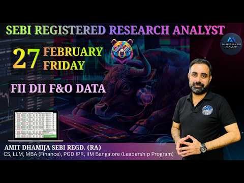 Big Breakout or Trap? | FII DII F&O Data | Nifty Banknifty Prediction For Friday 27 Feb 2026