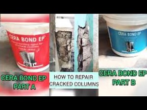 HOW TO REPAIR CRACKED COLUMNS || ON SITE || CIVIL ENGINEERING