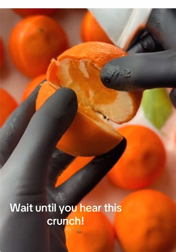 Indulge in Our Tangerine Mousse Cake with a Crunch