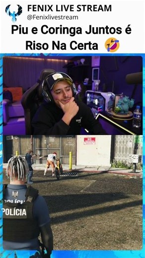 (LOUD CORINGA) First Day in the Police 🤣🤣🤣 #loudcoringa #loud_coringa #loudvictor #fenixlivestream