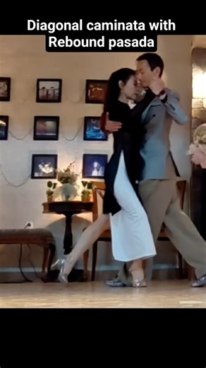 #빠사다와 디아고날 #발스레슨 #caminata diagonal con rebound pasada #vals lesson #캔디y라우