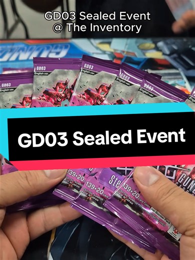 Attenned the GD03 Sealed Event at The Invemtory Guam. Had decnt matches, but better pulls. #gundam #gundamtiktok #gundamtcg #tcg #gundamcommunity