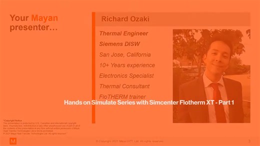 Simcenter Flotherm XT （使用Simcenter Flotherm XT动手仿真-电子冷却基础知识第1节）