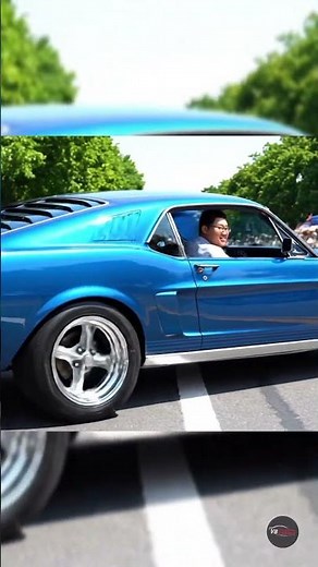 🏁Iconic Blue 1960s Ford Mustang Fastback ROARS! 🇺🇸