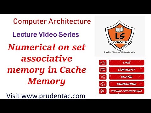 Numerical on set associative mapping in Cache Memory |set associative mapping