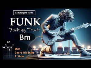 Funky Soul Groove Guitar backing Track in B minor