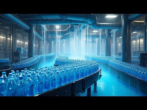 💧HOW MILLIONS OF LITERS OF BOTTLED WATER ARE MADE EVERY DAY | How a Water Factory Works