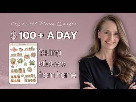 How I Make $100+ a Day Selling Stickers on Etsy (Full Walkthrough)