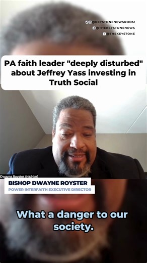 Bishop Dwayne Royster is deeply disturbed that Jeffrey Yass,...