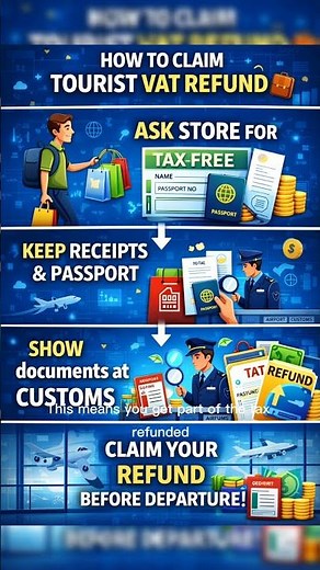 Tourist VAT Refund Guide | How To Claim Tax Back Abroad #tax #vat