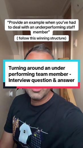 Dealing with Underperforming Team Members: Interview Tips