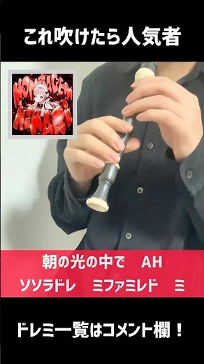 【簡単】これリコーダーで吹けるの知ってた？#montagemhikari #朝の光の中で#リコーダー #バズり#ショート動画 #演奏してみた #小学生 #簡単