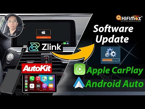 How to Update Apple Carplay Android Auto Zlink Autokit Software? BMW Audi Mercedes CarPlay upgrade!