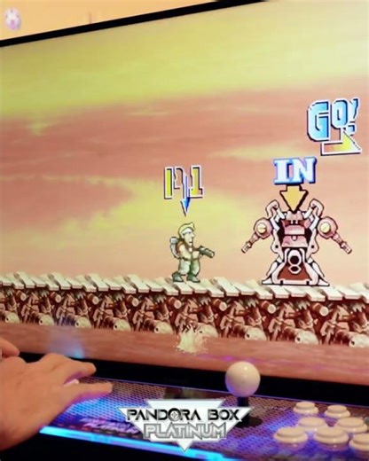 Arcade Game on Pandora Box Console #shorts