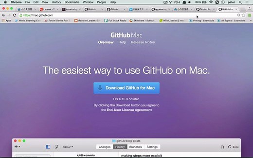 使用 GitHub 的 Mac 客户端