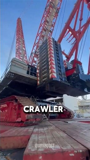 How Do They Move Giant Crawler Cranes? 🏗️
