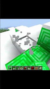 Placing one emerald block for every subscriber - Day 14 #emerald #minecraft #subscribe
