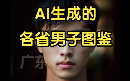AI生成的各省男子图鉴，来看看符合你心中的样子吗？？？