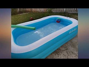 efubaby Inflatable Pool, 95" X 56" X 22" Kid Pools Inflatable Swimming Pools review