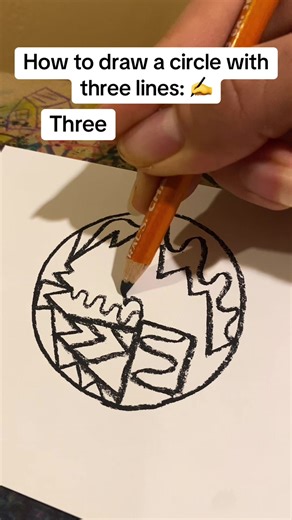 How to Draw a Circle with Three Lines