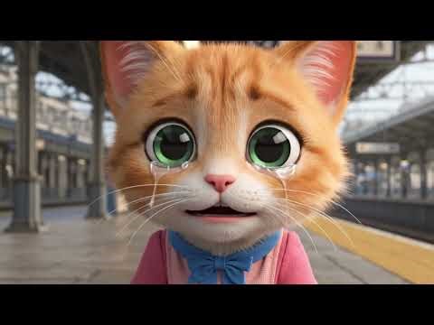🥺 Try Not To Cry! Kittens Fulfill Mama Cat's Biggest Dream: The Legendary Train Reveal